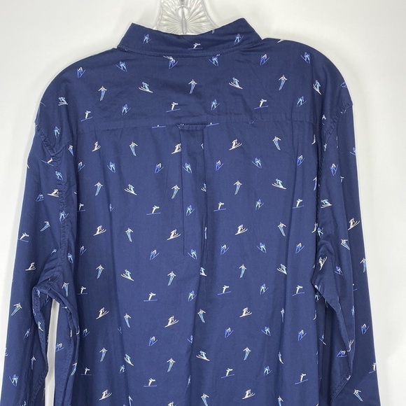 American Eagle Seriously Soft Skiing Long Sleeve Button Down Shirt XL NWOT - Picture 5 of 8